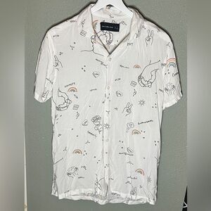 Abercrombie & Fitch Pride Collection Button Up Size Small